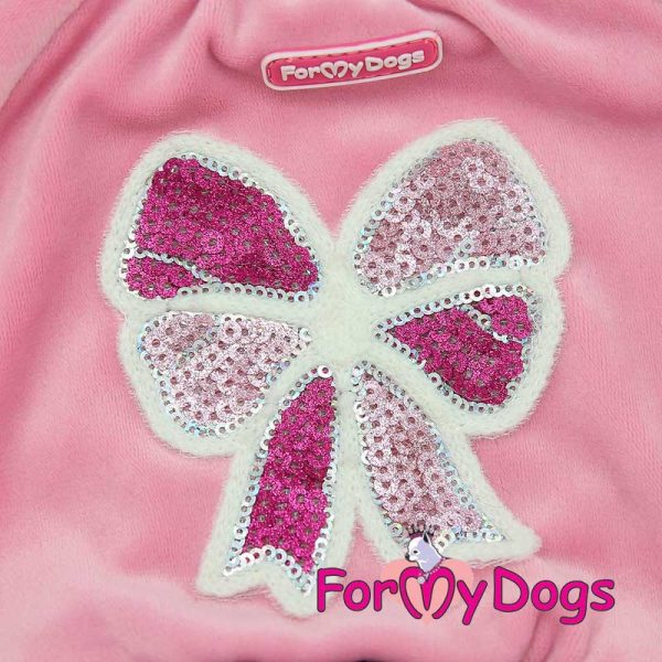 suit for dogs in pink-burgundy kc-012f
