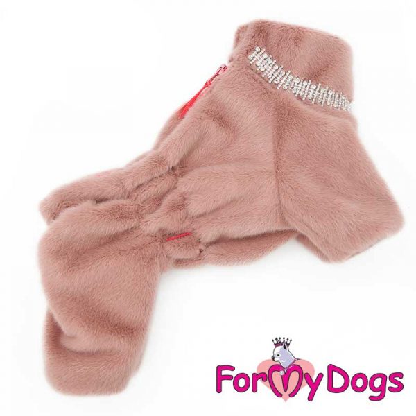 Overall Female Dog in Pink km-004f